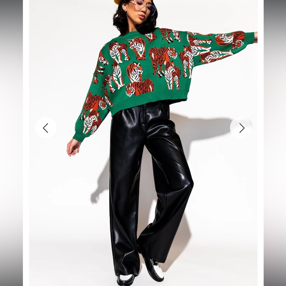 Dressed in Lala Vegan Leather Trousers L